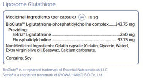 Liposomal Glutathione